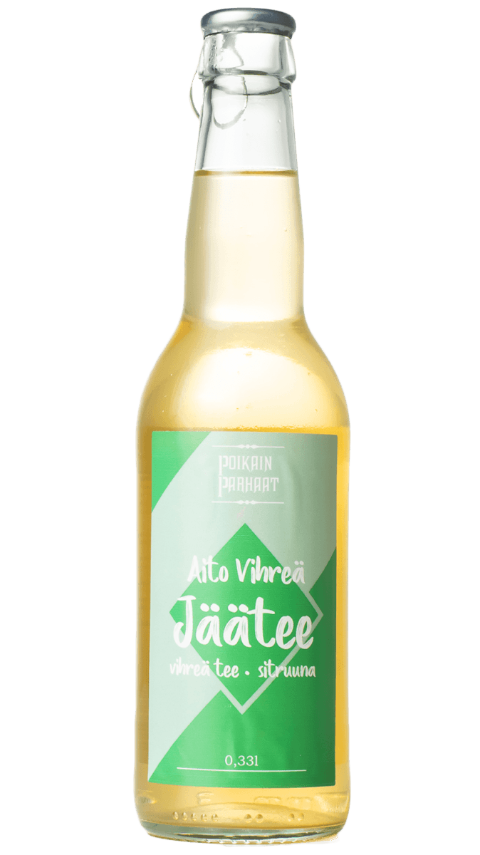Aito vihreä jäätee 0,33L