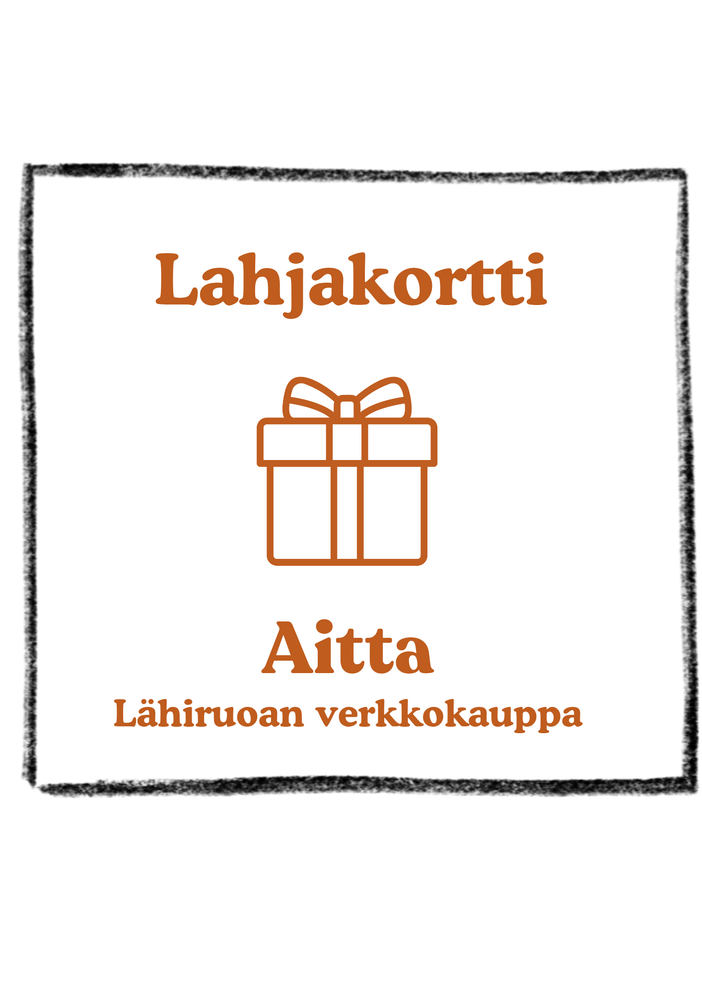 Aitta lahjakortti