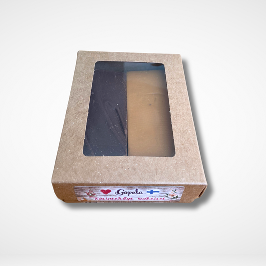 Fudge-boxi 200g, Suklaa ja Wanhanajan toffee