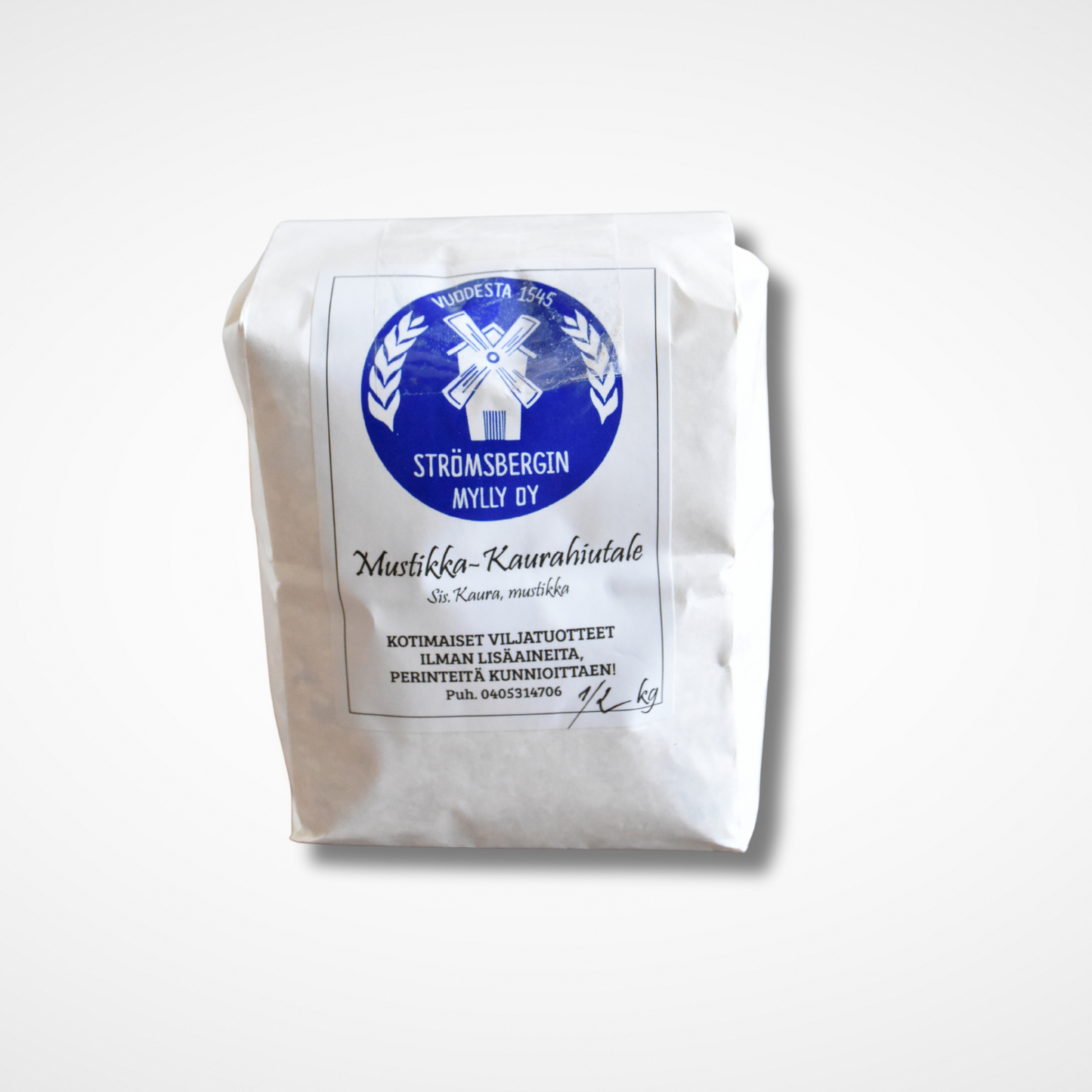 Mustikka-kaurahiutale ½kg